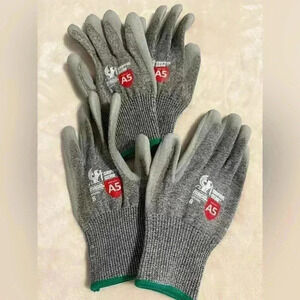 2 pair Magid Grip HOPE Level A5 ANSI Cut Resistant Work Gloves Polyurethane